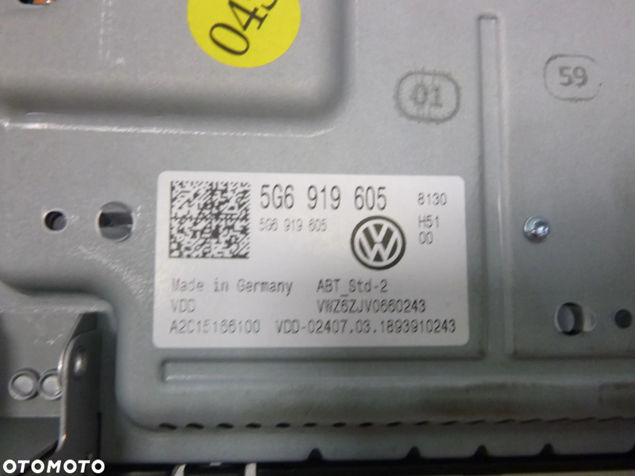 VW ARTEON ATLAS CROSS SPORT GOLF 5G BQ SPORTVAN JETTA SYNCRO PASSAT 3G POLO T-CROSS TIGUAN TOURAN T-ROC AC A1WYŚWIETLACZ NAWIGACJI NAWIGACJA NAVI EKRAN - 20