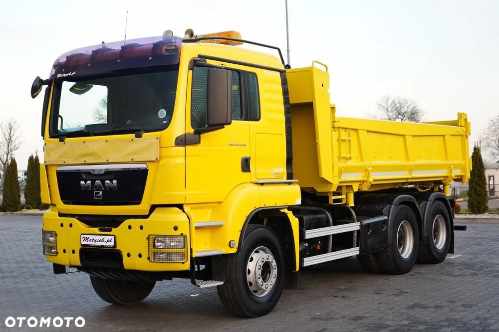 MAN TGS 26.440 / 6X4 / 2 STRONNA WYWROTKA / HYDROBURTA / AUTOMAT / KABINA SYPIALNA - 7