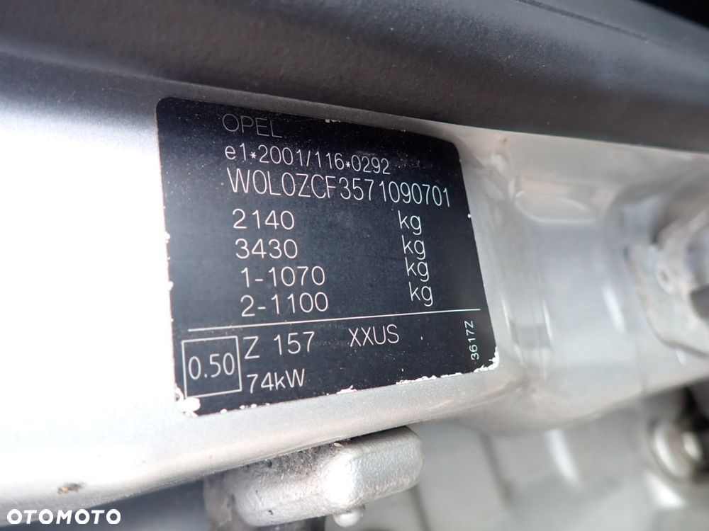 CZĘŚCI - Opel Vectra C 1,9 CDTI 100KM Z19DTL KOMB LIFT 6B MZ4 M32 lamkier Z157 2007r. INDEX - 10165 - 16