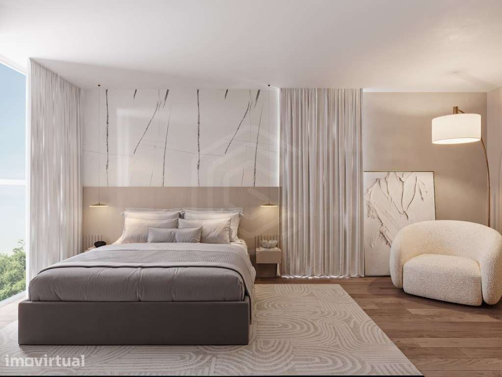 Apartamento T2 com amplo Terraço de 88m2,e garagem para dois carros - Grande imagem: 4/20