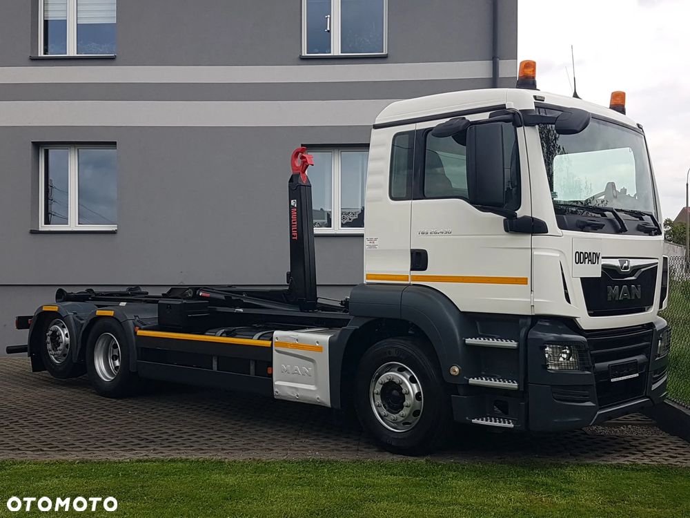 MAN 26.430 TGS 3-OSIE HAKOWIEC MULTILIFT OPTIMA 20S HIAB KLIMA 6x2 - 5