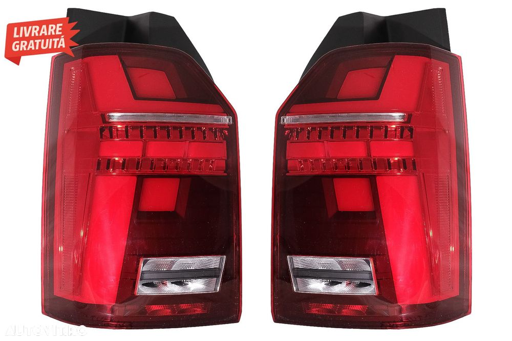 Stopuri Full LED compatibile cu VW Transporter T6 (2015-2020) Semnal Dinamic- livrare gratuita - 1