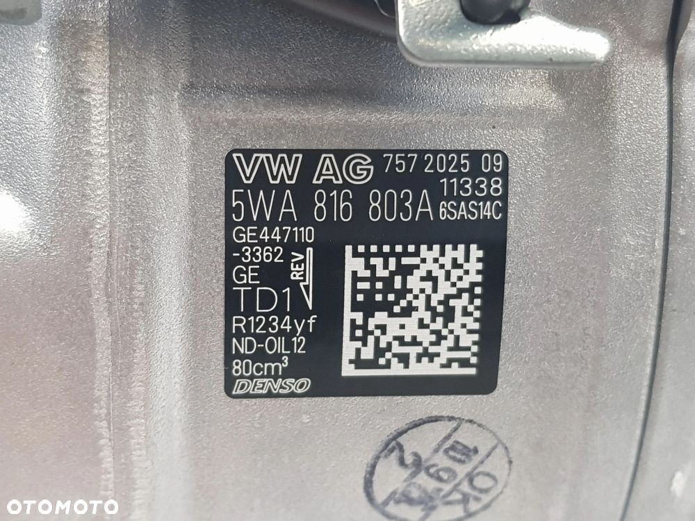 NOWY ORYGINALNY Kompresor Sprężarka klimatyzacji Audi Volkswagen 5WA816803A - 7