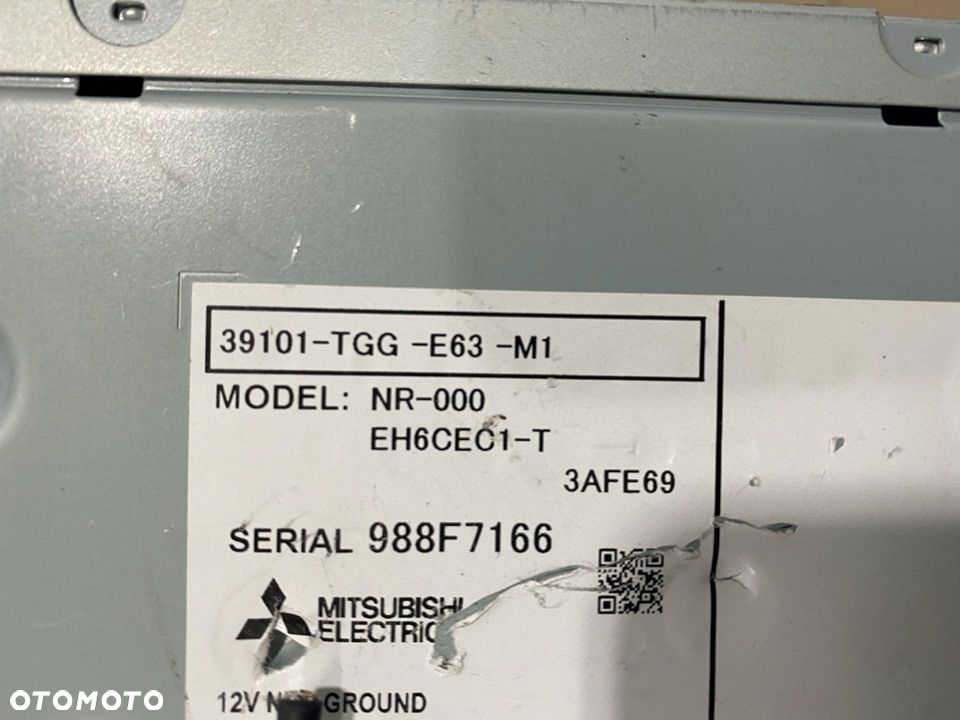 HONDA CIVIC NAWIGACJA 39101-TGG-E63-M1 EH6CEC1-T - 2