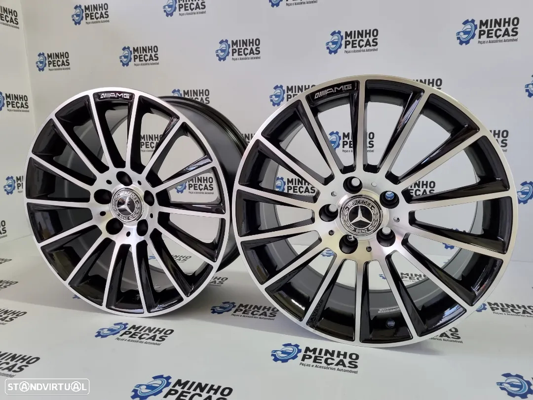 Jantes Mercedes (C63) AMG Turbine em 19 - 3