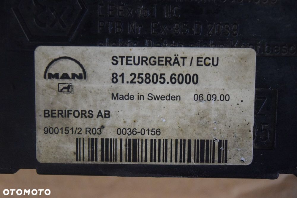 MAN TGA TGX STEROWNIK ECU PRZEKAŹNIK KOMPUTER 6000 - 2