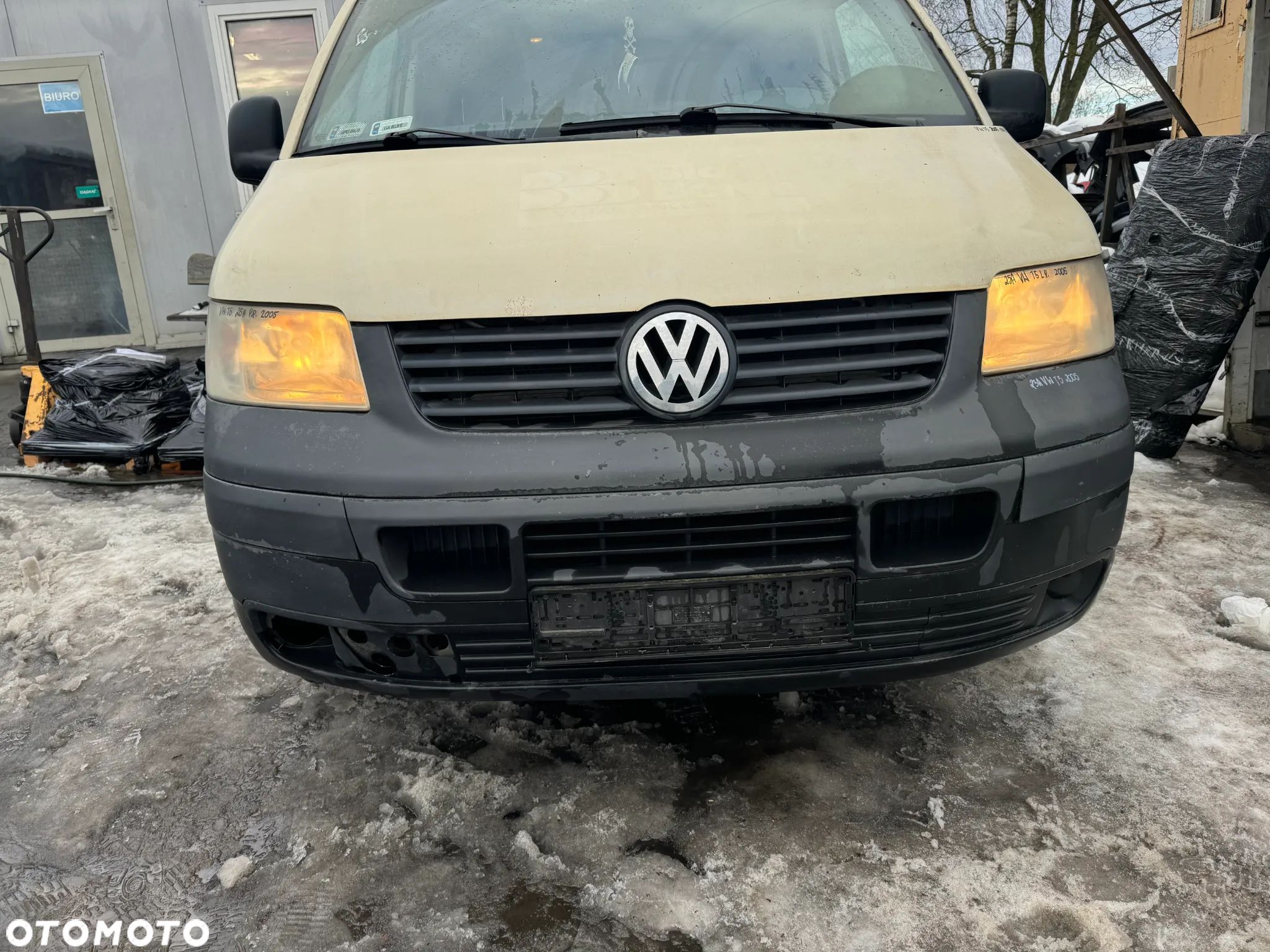 VW T5 ZDERZAK PRZÓD PRZEDNI - 1