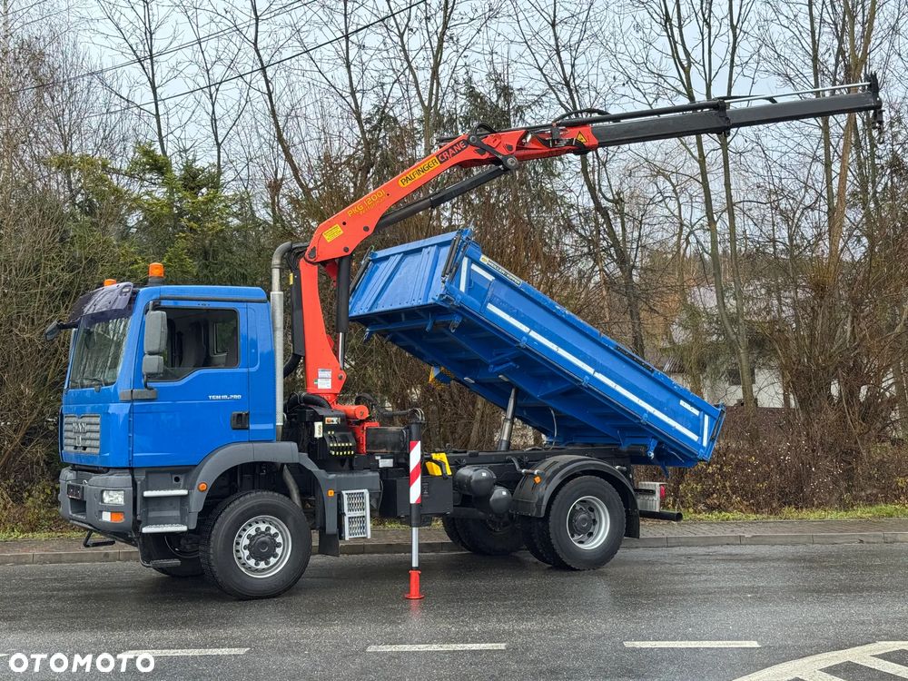 MAN * MAN 18 280 * Kiper Wywrotka * 4x4 * HDS Palfinger  120 STAN BARDZO DOBRY * Sprowadzony - 23