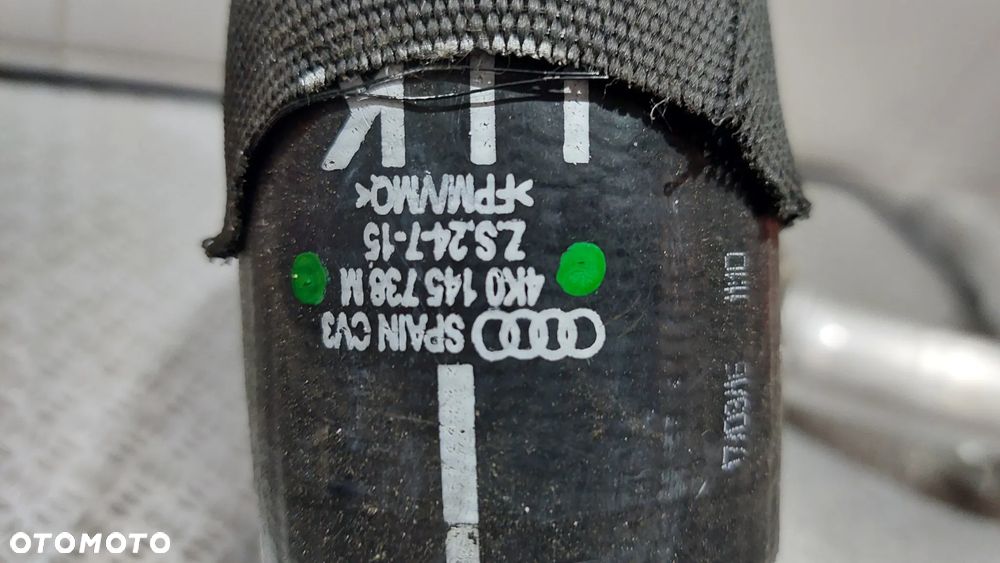 PRZEWÓD RURA INTERCOOLERA AUDI VW R2017 NR 059145673CP, 4K0145738M - 3