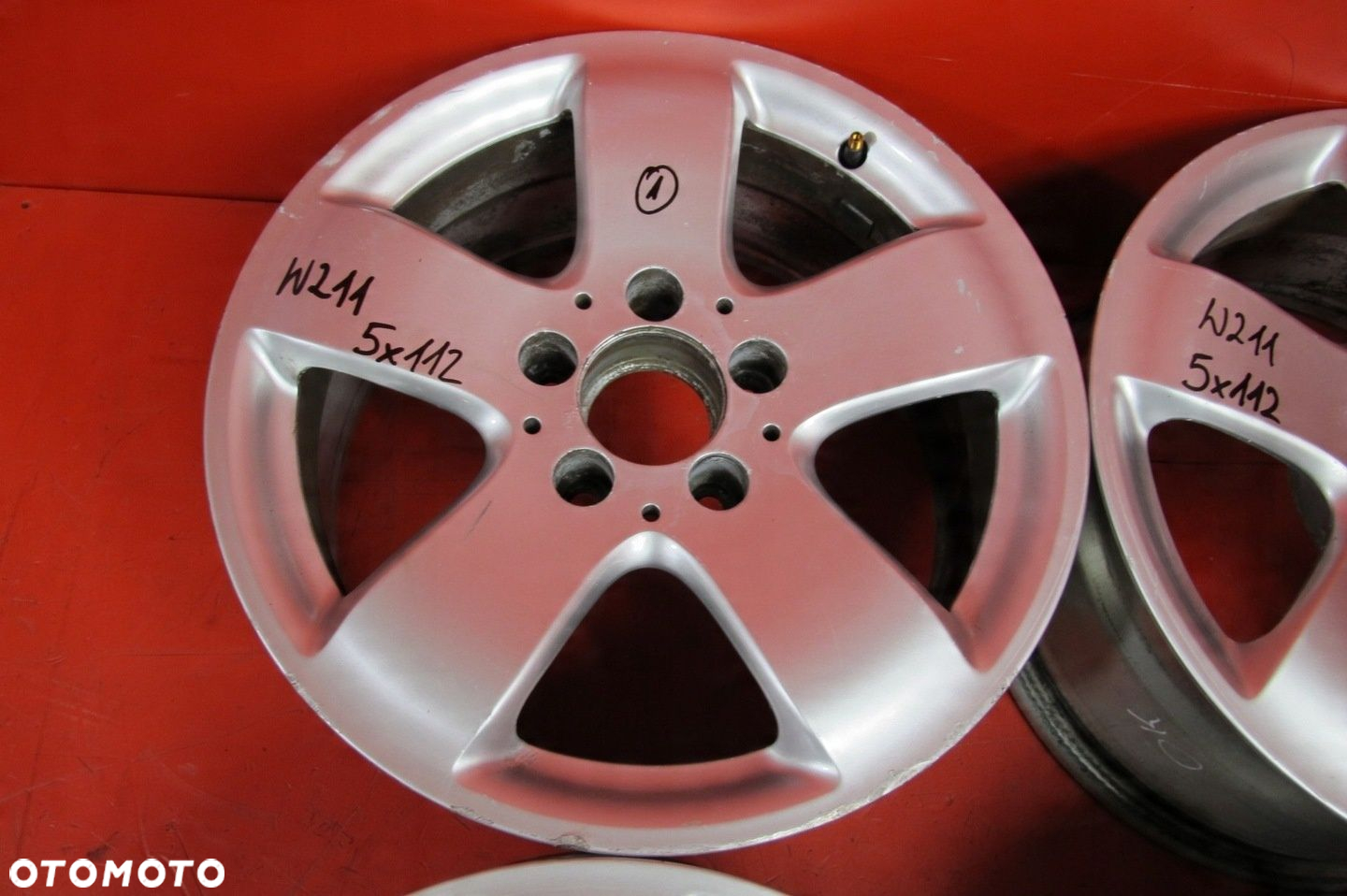 MERCEDES W211 E-KLASA FELGI ALUMINIOWE 16 5x112 7.5J ET42 A2114014502 - 2