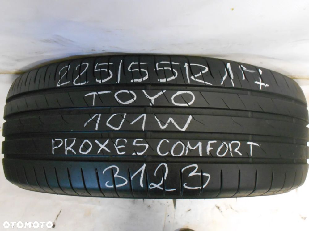 OPONA POJEDYNKA 225/55R17 TOYO PROXES COMFORT DOT 3123 7.9MM - 1
