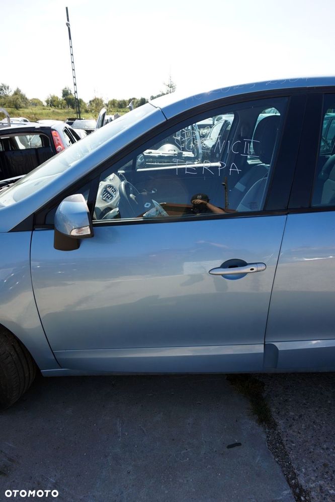 DRZWI PRZEDNIE LEWE SCENIC III PH1 TERPA  NIEBIESKI RENAULT 2009-2013 - 1