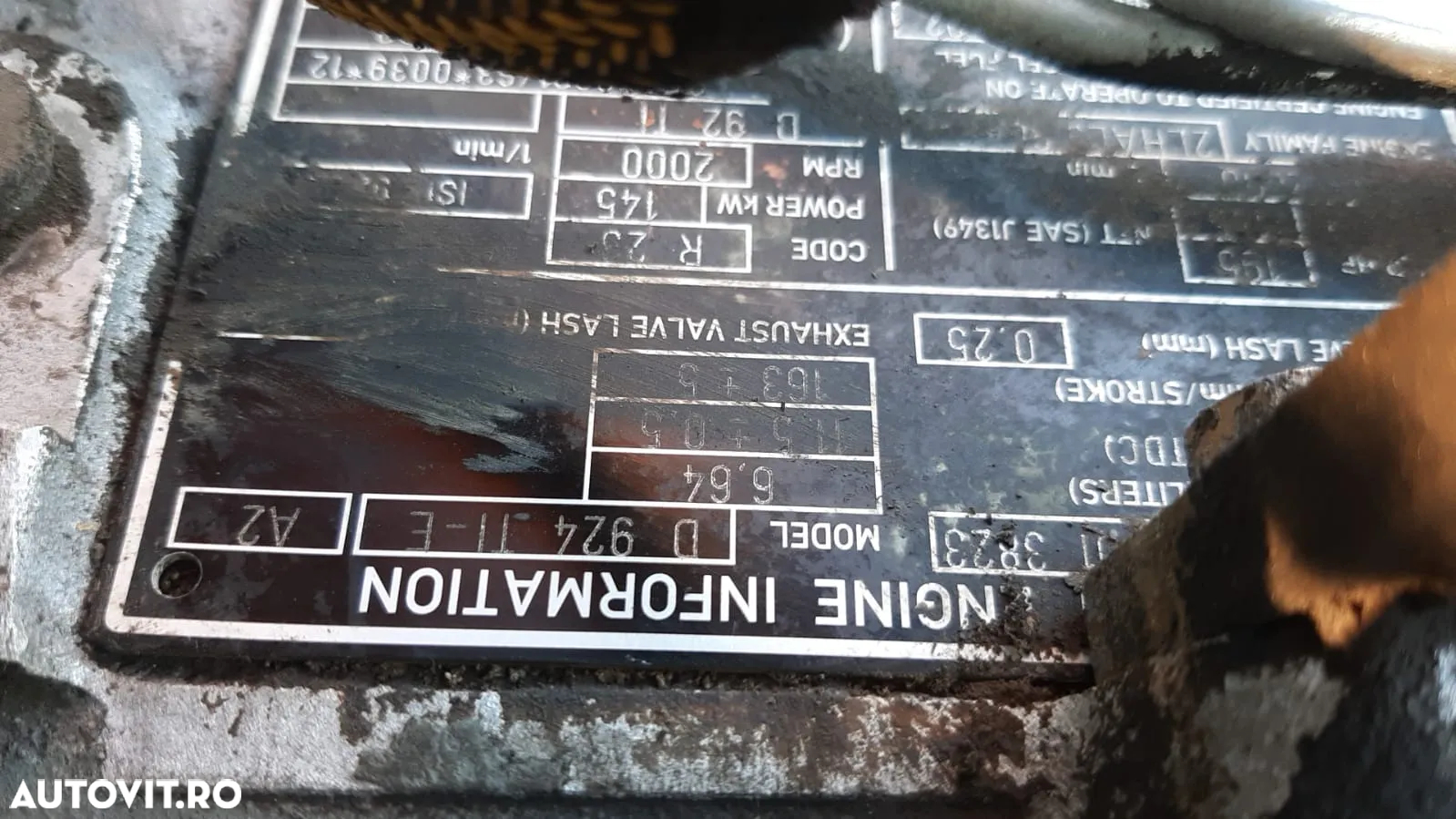Motor Liebherr cod. D 924 TI-E , piese - 2