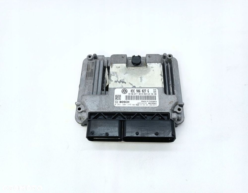 KOMPUTER SILNIKA STEROWNIK VW GOLF V 1.4 TSI CAVD 03C906027G 0261S04348 - 1