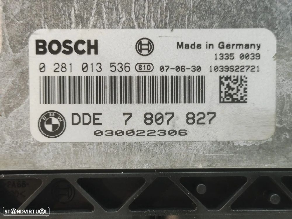 CENTRALINA MOTOR ORIGINAL BMW E92 2.0 320D 16V 177cv N47D20 - 5