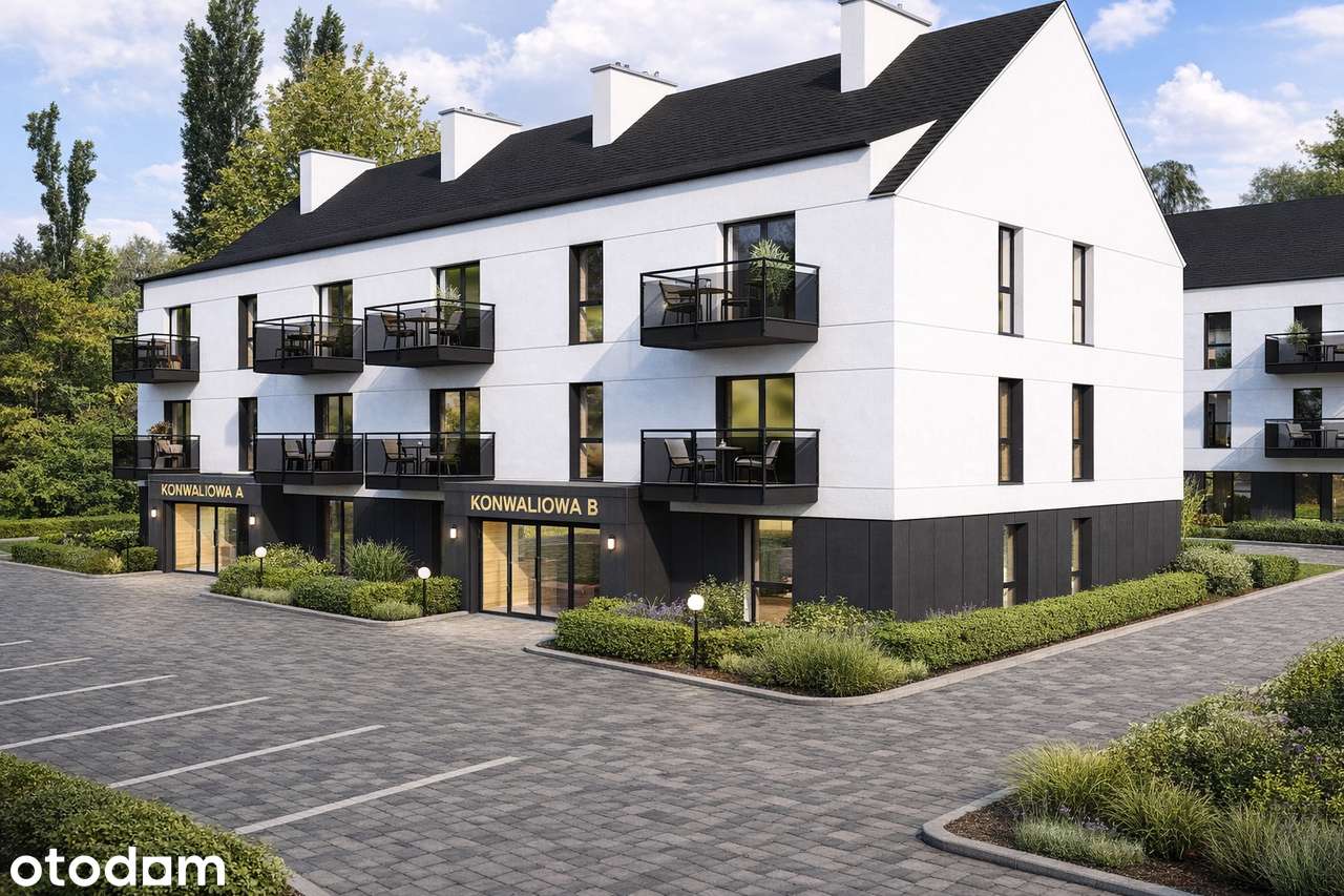 Nowe mieszkanie z balkonem 43m2 i antresolą 30m2 budynku B