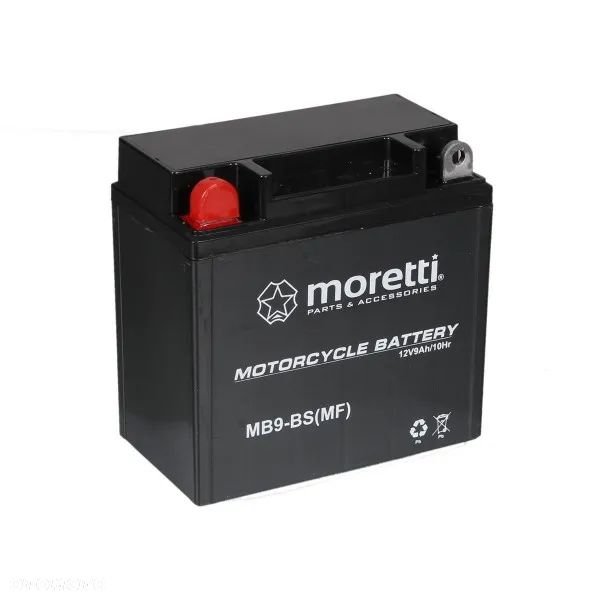 Akumulator AGM MB9-BS Moretti Rybnik - 1