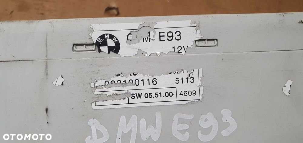 Moduł sterownik dachu BMW E93 Cabrio - 4