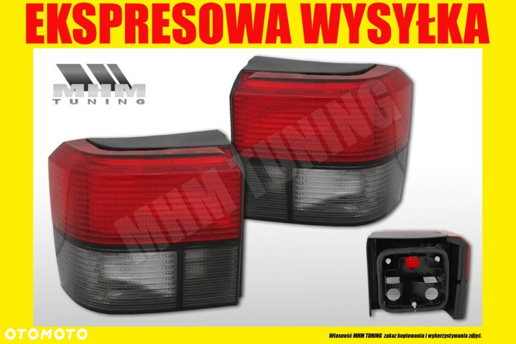 LAMPA TYL KPL VW T4 TRANSPORTER RED SMOKE TUNING - 2