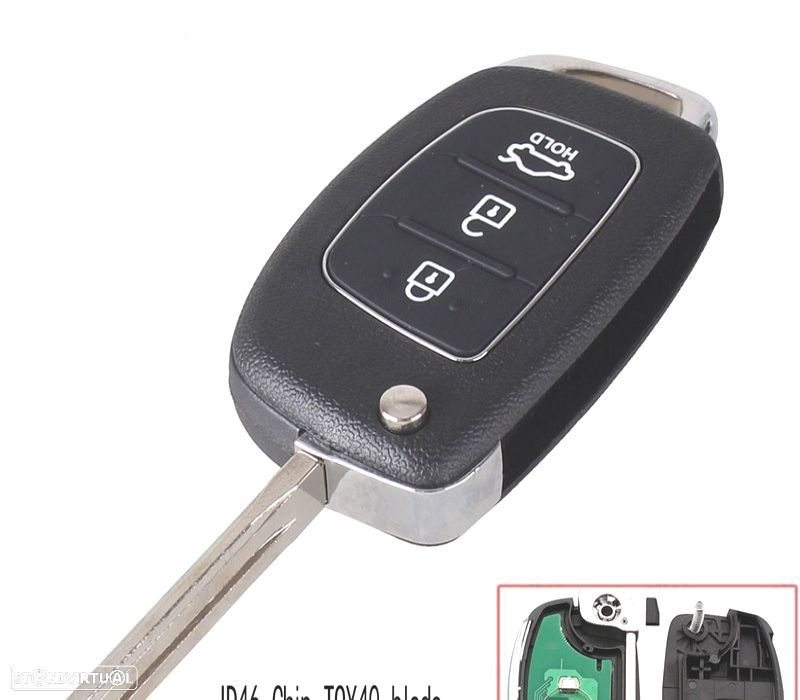 CHAVES COMPLETA PARA HYUNDAI IX35 IX25 IX45 ELANTRA SANTA FE - 1