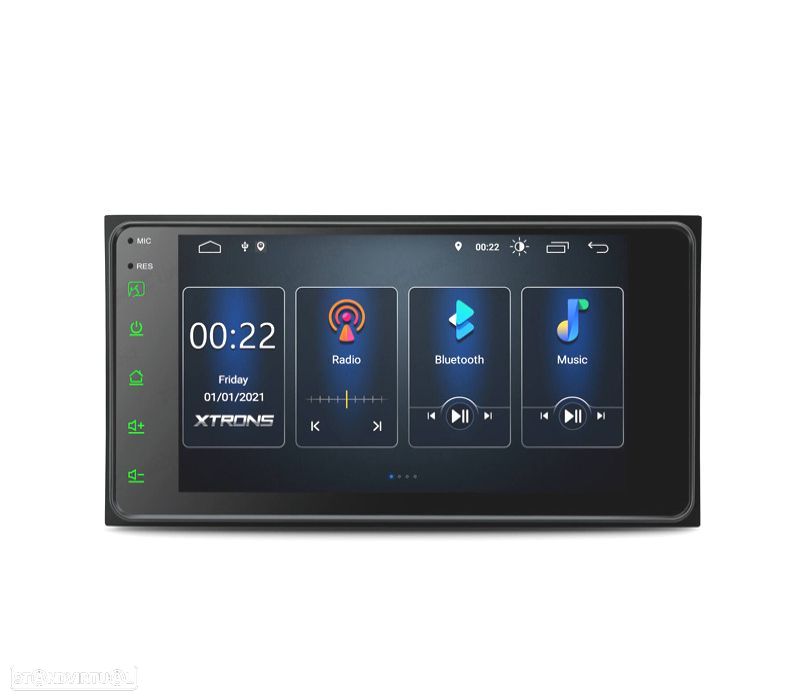 AUTO RADIO GPS ANDROID 10 PARA TOYOTA COROLLA CAMRY YARIS VIOS RAV4 - 11