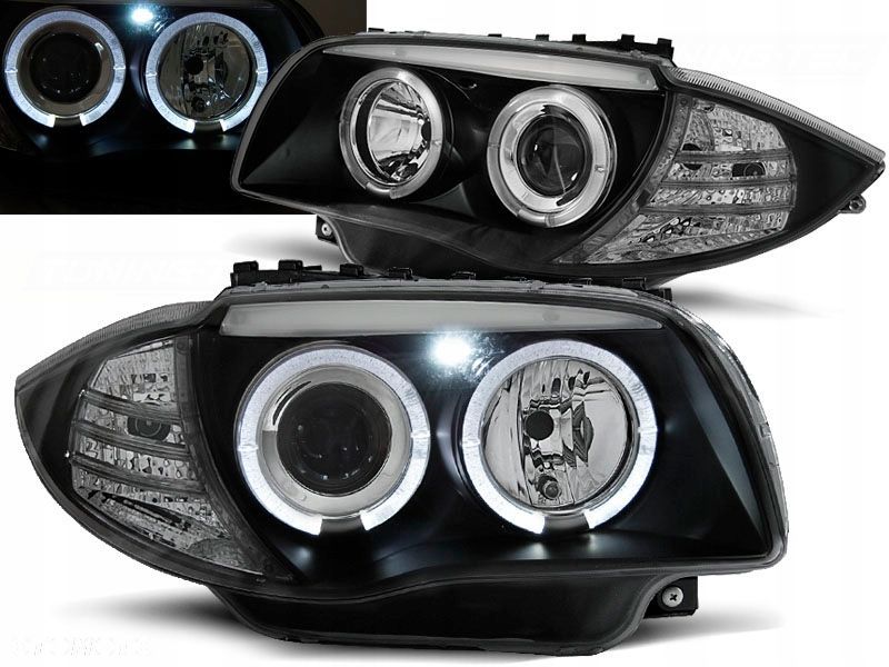 Reflektor Lampy kpl Ringi Angel Eyes Led Diody Tuning Bmw 1 e81 e82 e87 e88 - 3