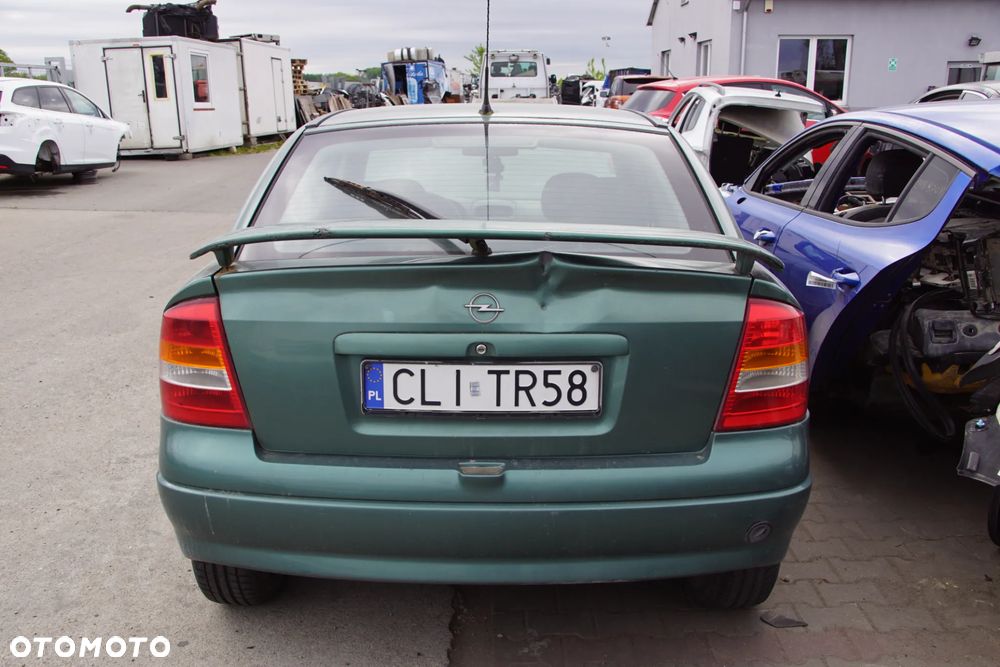 Auto na części - Opel Astra II G 1.6 16V 100 KM X16XEL F17 Z374 1998R Silnik Skrzynia Drzwi Maska Błotnik Zderzak Lampa Lusterko Klamka Szyba Deska Kokpit Sterownik Moduł Czujnik Licznik Panel Kierownica - 5