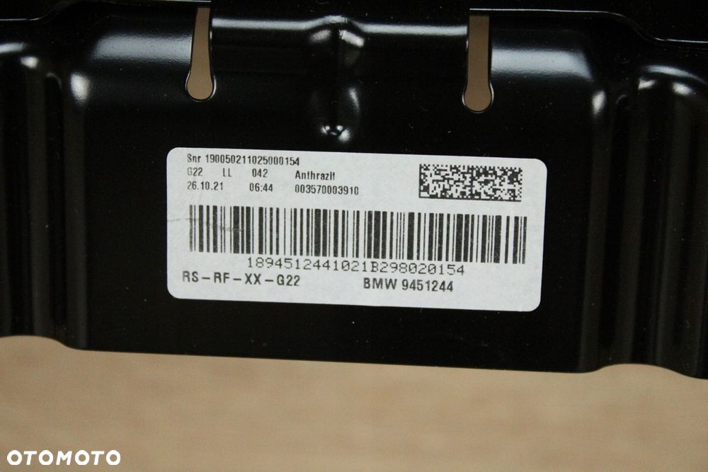 ORYGINALNY SZYBERDACH DACH SZKLANY M-PAKIET BMW G22 G82 9451244 26km - 6