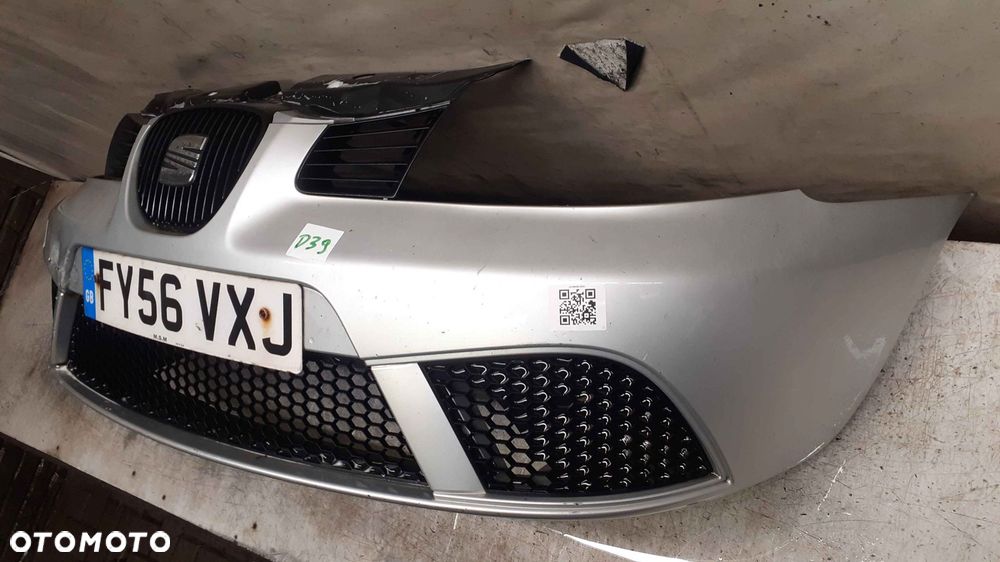 ^ ZDERZAK PRZÓD PRZEDNI DO SEAT IBIZA 6L III LIFT FL LS7N SREBRNY - 4
