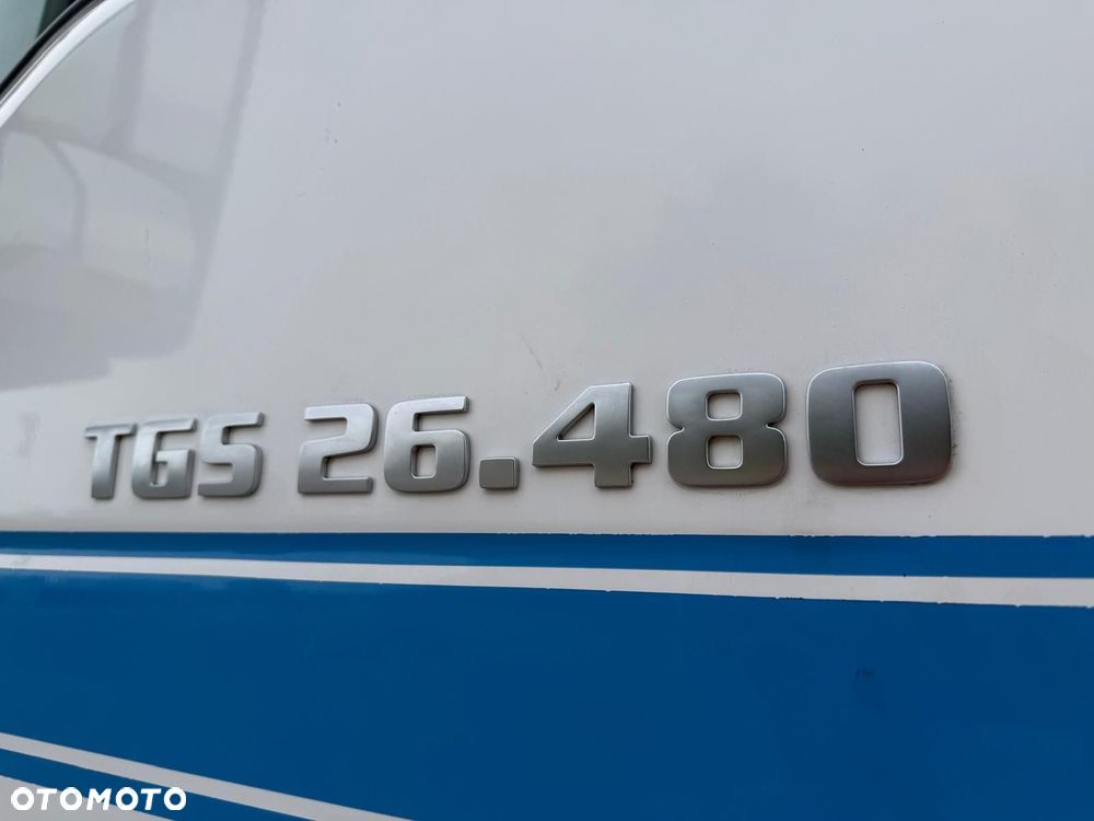 MAN TGS 26.480 6x6H PALFINGER PK 44002 FLY Jib Wciągarka HDS Siodło - 18