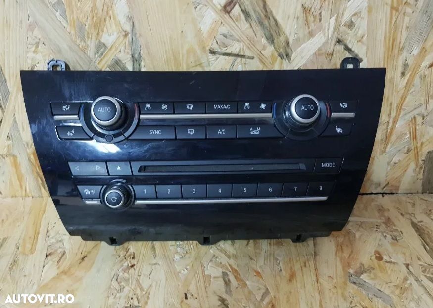 Panou Modul Climatronic Interfata Radio CD Bmw X5 X6 F15 F16 - 1