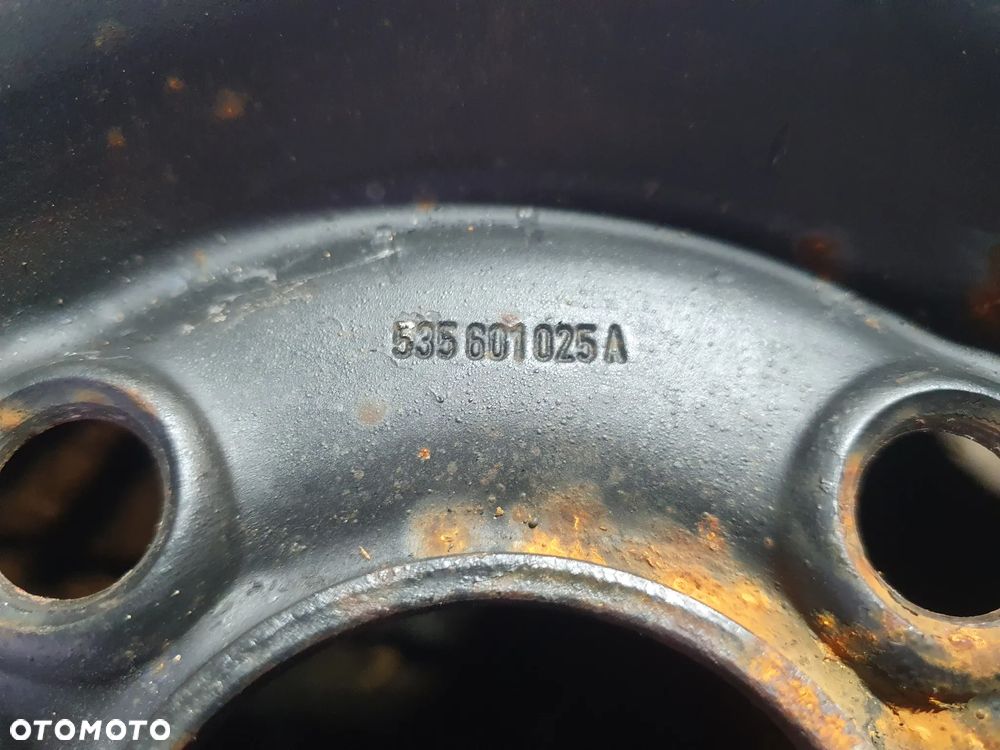 KOŁO DOJAZDOWE ZAPAS R15 VW GOLF III VENTO PASSAT B4 4X100 ET40 535601025A  125/70R15      POSIADAM 2 SZT - 2