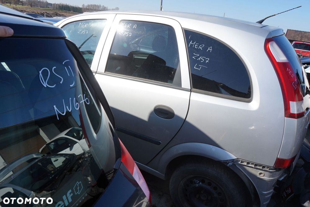 OPEL MERIVA A 2004 Z157 1.6 16V Z16XE 100KM F17 394 SREBRNY na części - 2