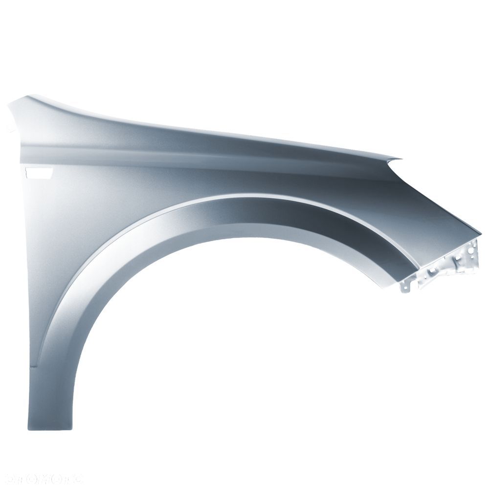 BLU Błotnik OPEL ASTRA H 3 III Z163 prawy srebrny 04-14 przódk LichtSilber - 2