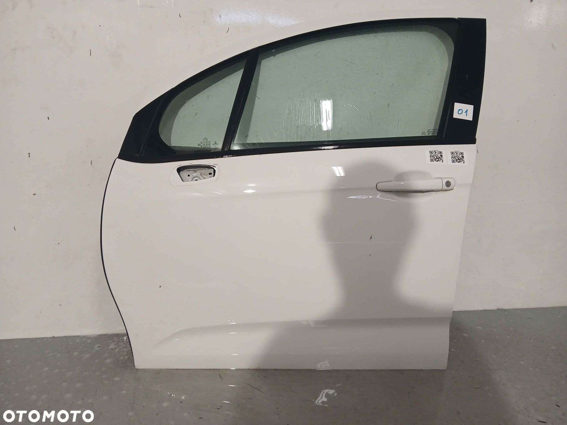 + DRZWI PRZÓD PRZEDNIE LEWE CITROEN C3 2 Gen. EWPA BIAŁE - 1