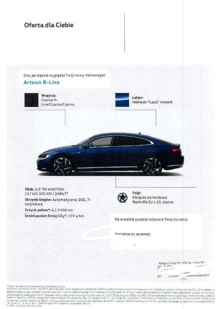 Volkswagen Arteon 2.0 TDI 4Motion R-Line DSG - 12