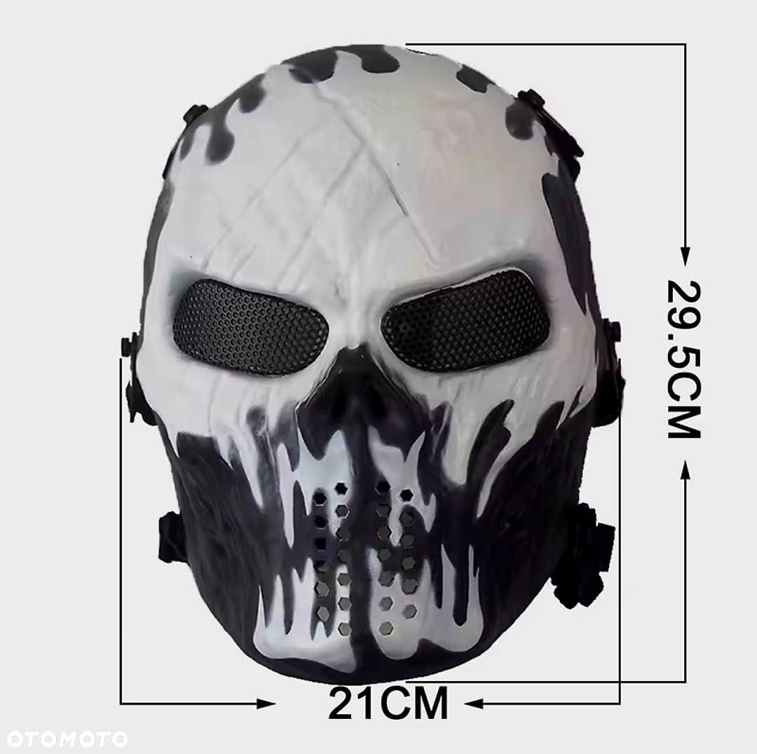 taktyczna osłona twarzy maska quad motocykl paintball - 2