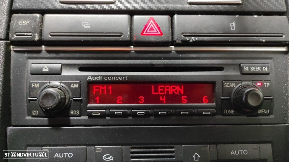 SISTEMA CD/RÁDIO AUDI A4 CABRIO (8H) 2.5 TDI - 7