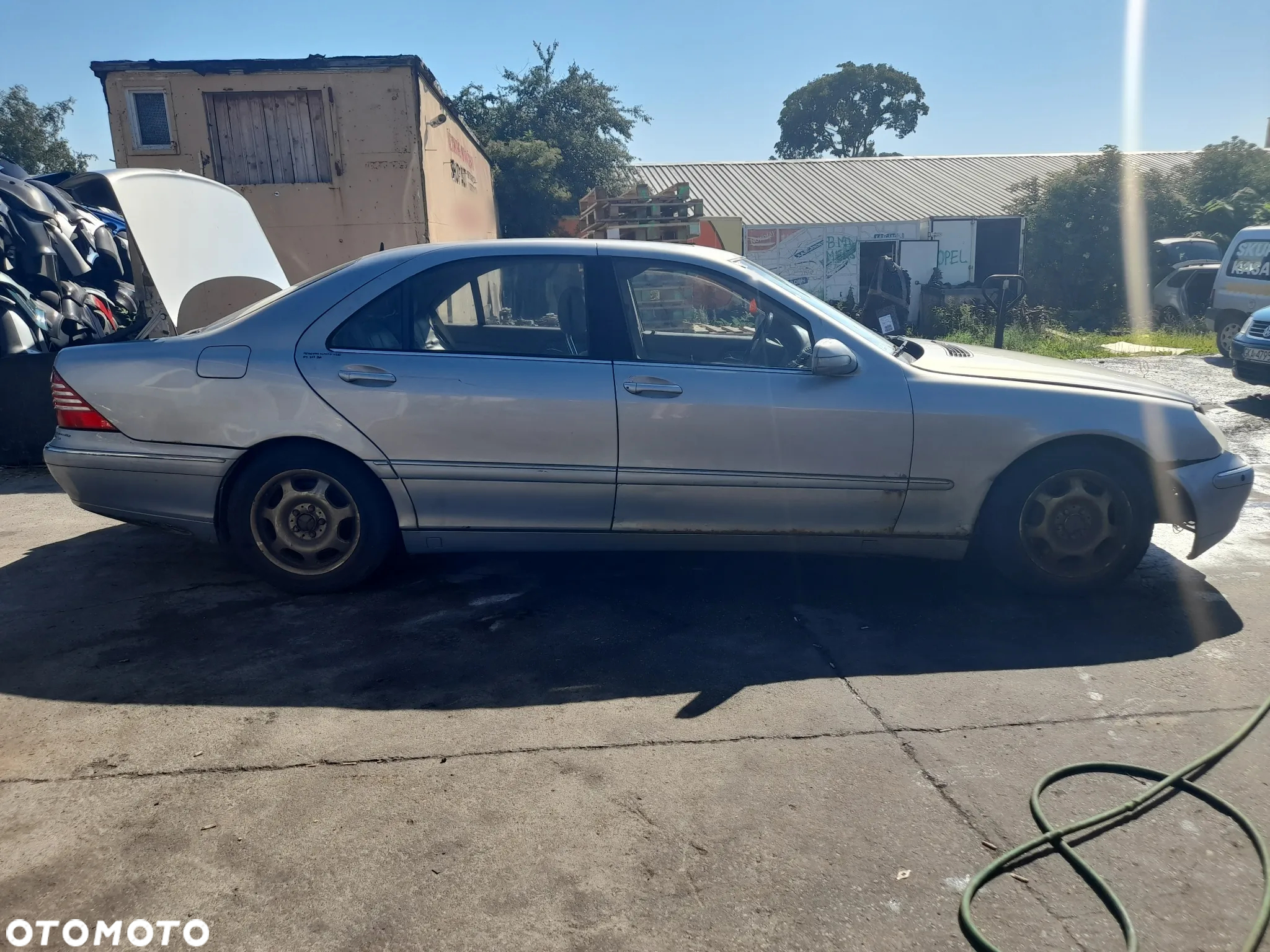 MERCEDES KLASA S W220 MASKA POKRYWA SILNIKA 347 - 22