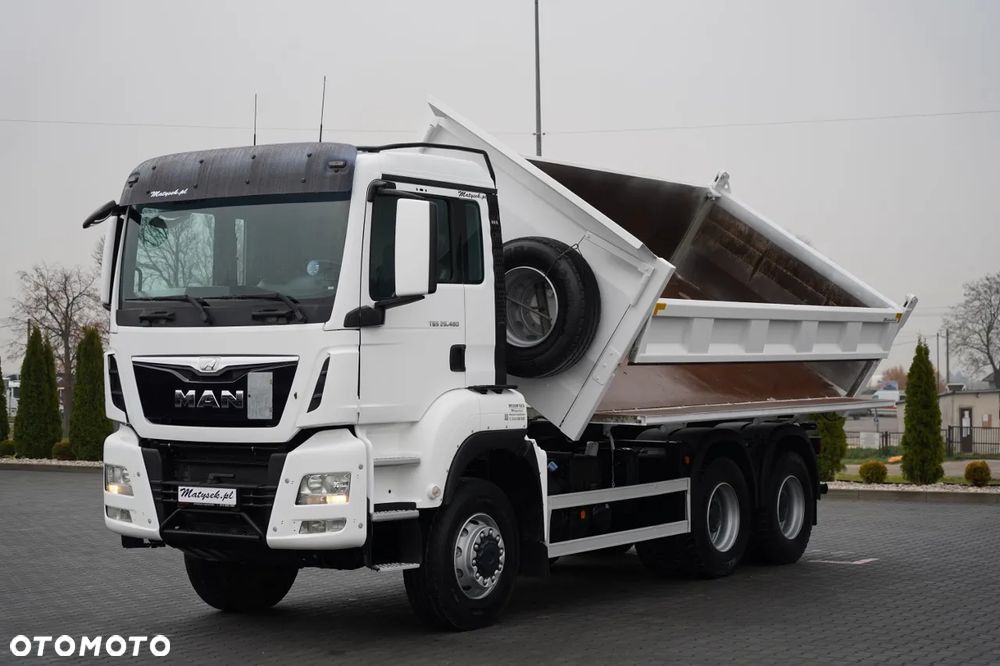 MAN TGS 26.480 / 6X6 / 3 STRONNA WYWROTKA /  HYDROBURTA / MANUAL / BORDMATIC - 7
