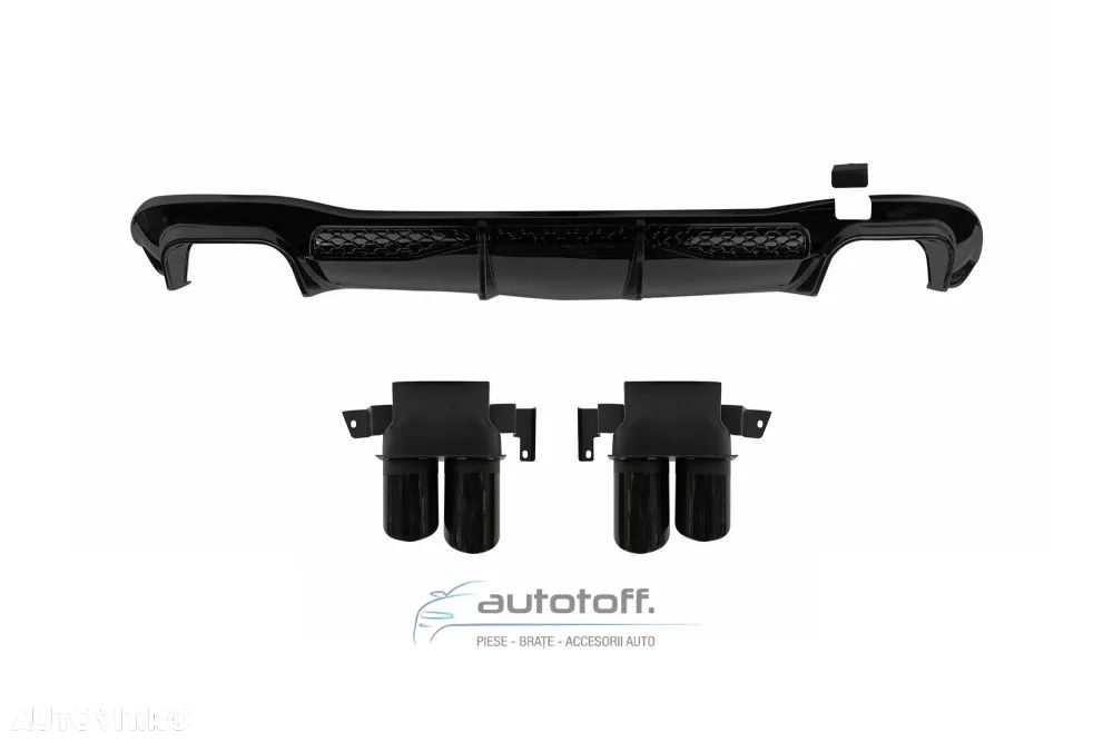 Difuzor bara spate compatibil cu Mercedes S-Class W223 (2020+) BRB Design - 1