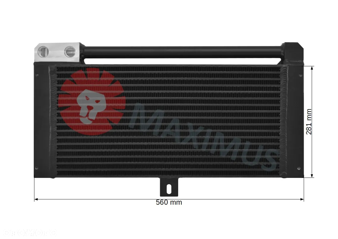 NOWA CHŁODNICA OLEJU MASSEY FERGUSON 6485 6490 6495 6497 6499 4281398M1 4281398M2 4281398M3 - 2