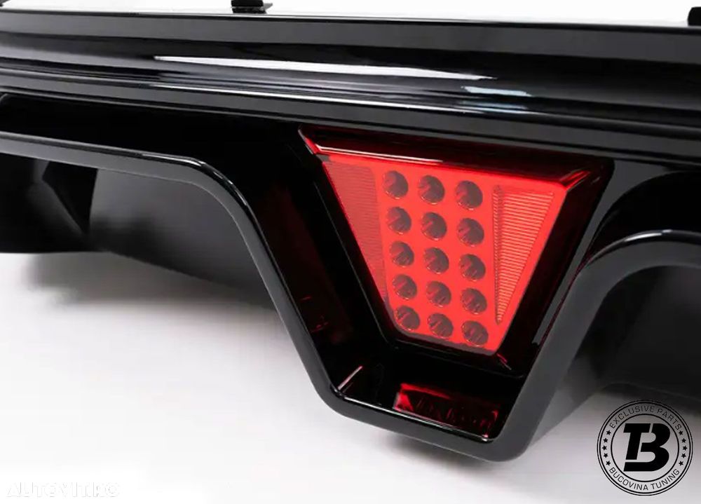 Difuzor Bara Spate cu LED compatibil BMW Seria 5 G30 G31 M5 Competition Design - 3