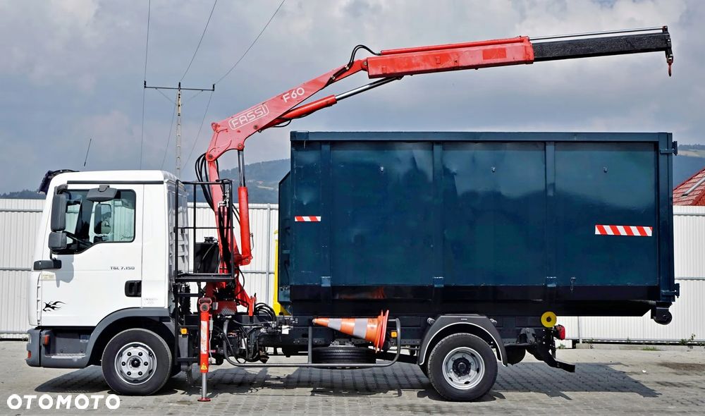 MAN MAN TGL 7.150 Hakowiec + FASSI F60 * STAN BDB - 5