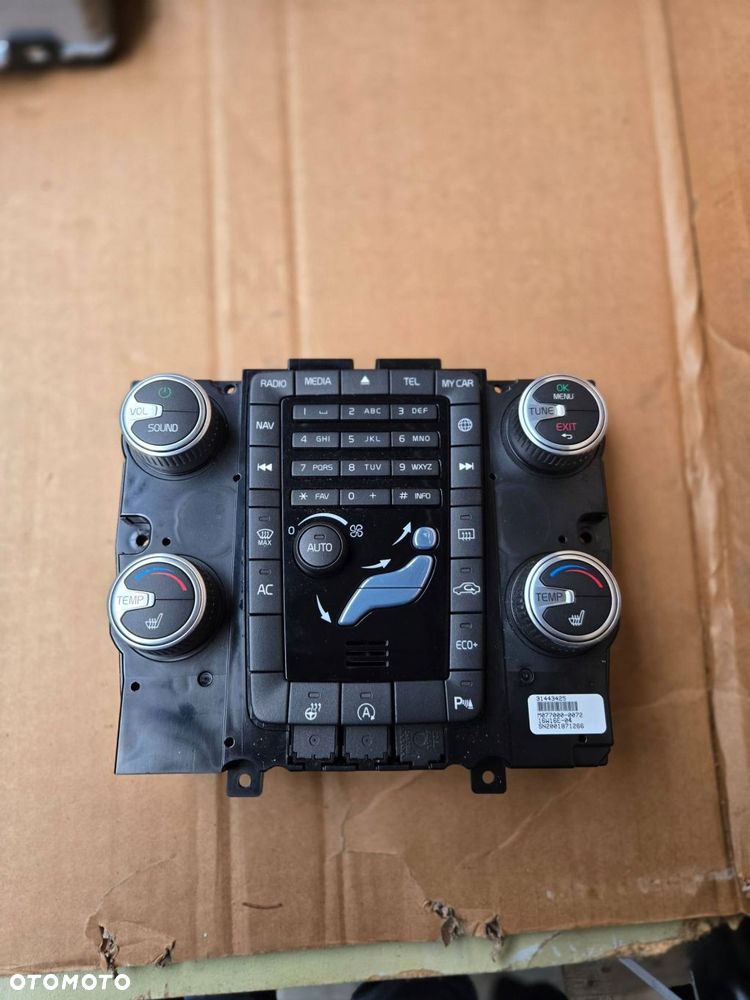 panel klimatyzacji volvo xc 60 17r 31443425 - 1