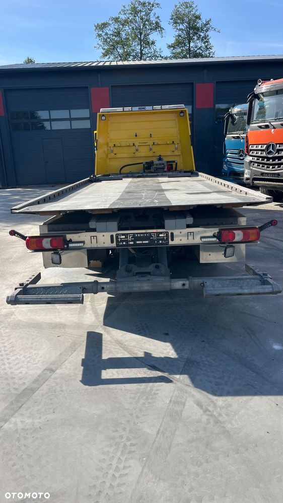 Mercedes-Benz Atego 1224 Pomoc Drogowa Podwójna Kabina Stalowa Platforma Ocynkowana Zjeżdżana Podnośnik Magoot Auto Pomoc Holownik Laweta - 27