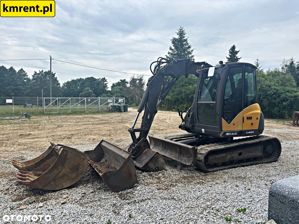 Mecalac 8 MCR MINI-KOPARKA 2010R | MECALAC 6 MCR, JCB 8065 8080 8085 85 Z VOLVO ECR 88, CAT 308, 307 , BOBCAT 80 KOMATSU PC 88 - 11