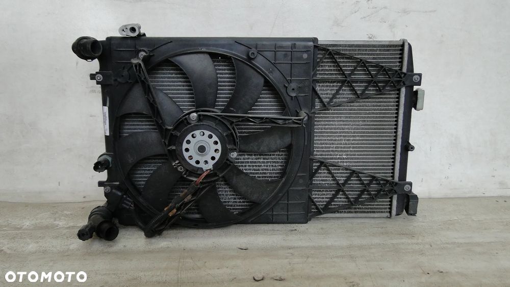 VW AUDI SKODA SEAT CHŁODNICA WODY PŁYNU KLIMATYZACJI WENTYLATOR 1.4TDI - 4