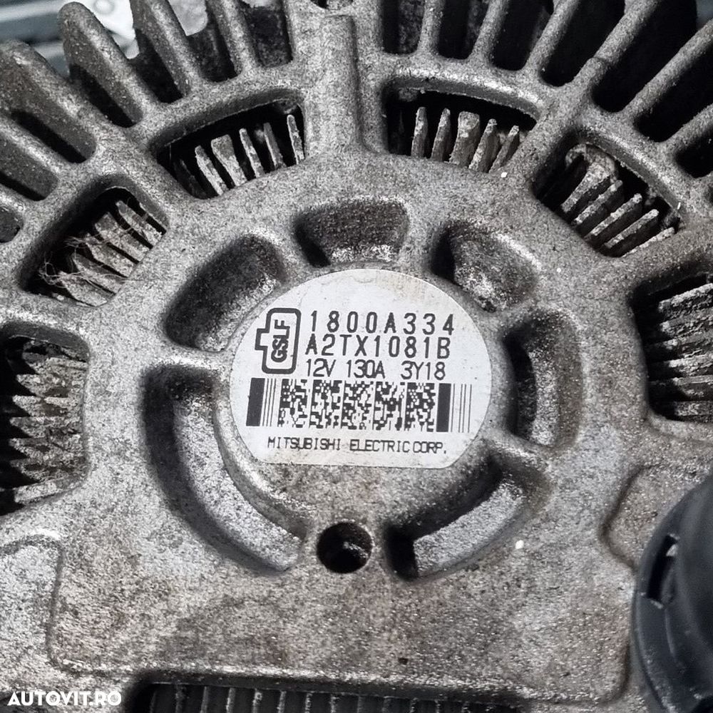 Alternator Mitsubishi Outlander Facelift 2.2 Diesel 2009 - 2012 177CP 2268CC 4N14 Euro5 ... - 6