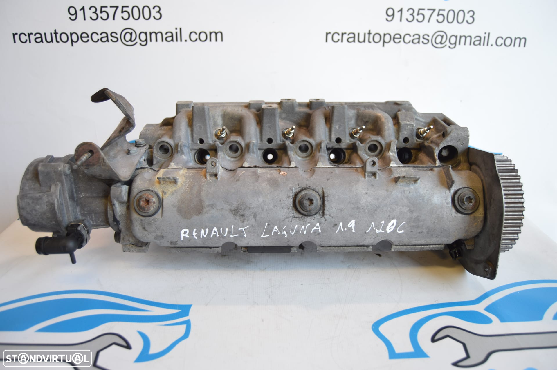 CABEÇA MOTOR CABEÇOTE COLAÇA F9Q820 RENAULT LAGUNA II 2 MK2 1.9DCI 120CV F9Q820 ESPACE IV 4 MK4 JK - 7